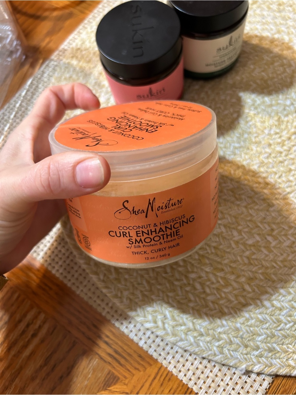 SheaMoisture Coconut & Hibiscus Curl Enhancing Smoothie - Orange Jar